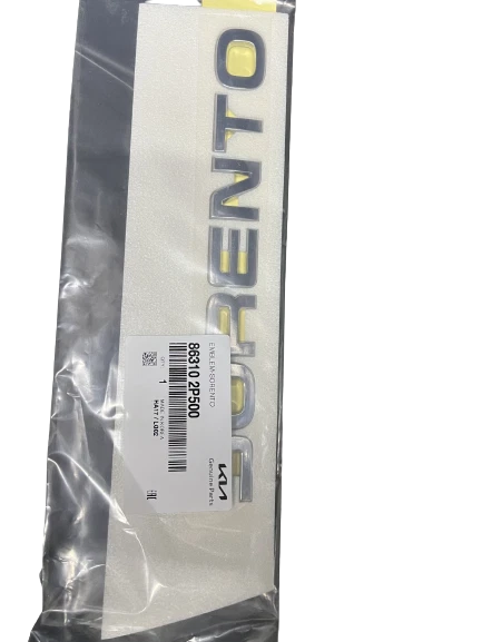 Genuine 863102P500 Sorento Liftgate Badge – Kia Sorento 2012–2015