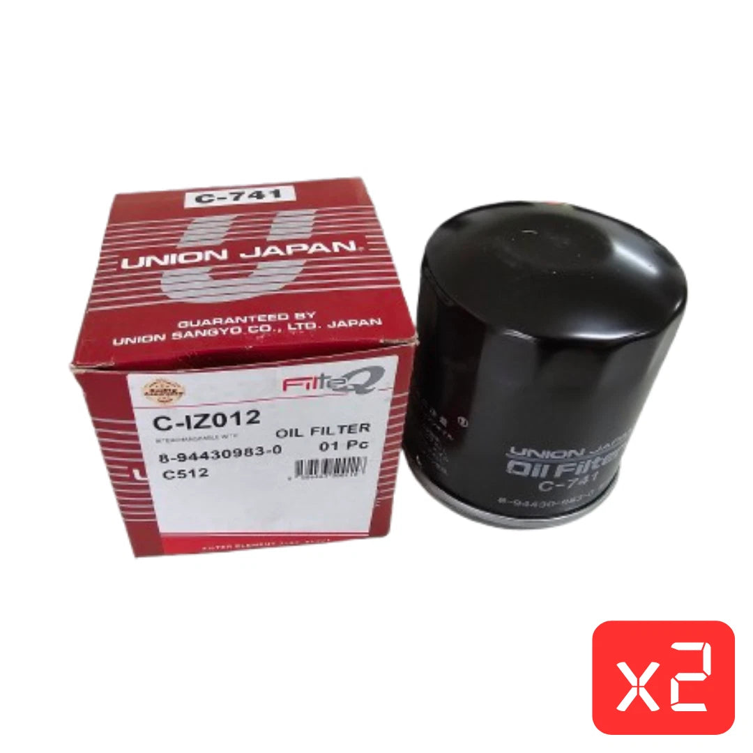 Filteq CIZ012 Oil Filter Twin Pack | Ryco Z148A Compatible – Honda City, Mazda 626 & RX7