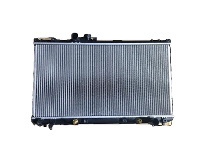 KRA20382 Car radiator on a white background