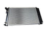 KRA20422 Car radiator on a metal surface with cardboard boxes in the background