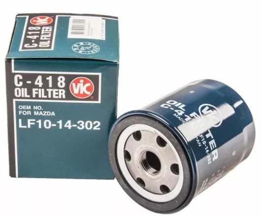 VIC C418 Oil Filter – Mazda BT-50, CX-7, Mazda 3, 6 & MX-5 | Ryco Z632 Compatible