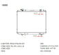 Ford Courier Radiator – KWM KRA30080 Manual 26mm 2.5L Diesel (1996–1998)