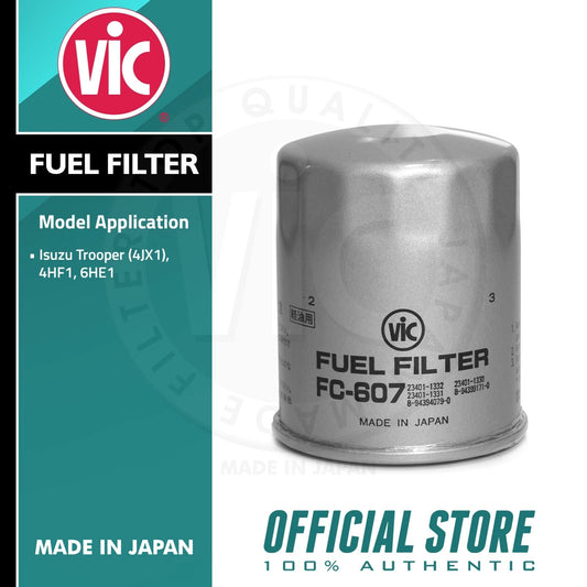 VIC FC607 Fuel Filter | Suits Ryco Z321 | Holden Jackaroo & Isuzu Wizard (1998–2004)