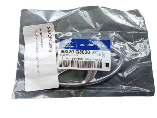 Genuine Parts 86320G3000 Tailgate Emblem – Hyundai i30 2017 Onwards