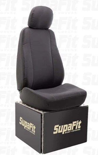 SupaFit SF707DPB Canvas Driver & Passenger Seat Covers | Toyota Hilux SR/SR5/Rugged/Tonka Dual Cab 2015 Onward