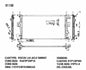 KWM KRA84132 Radiator – 16mm Core, Auto | Ford 1.6L & 2.0L Petrol