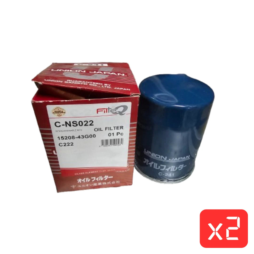 Filteq CNS022 Oil Filter (Ryco Z115) – Nissan 280ZX, Bluebird, Navara, Patrol | Pack of 2