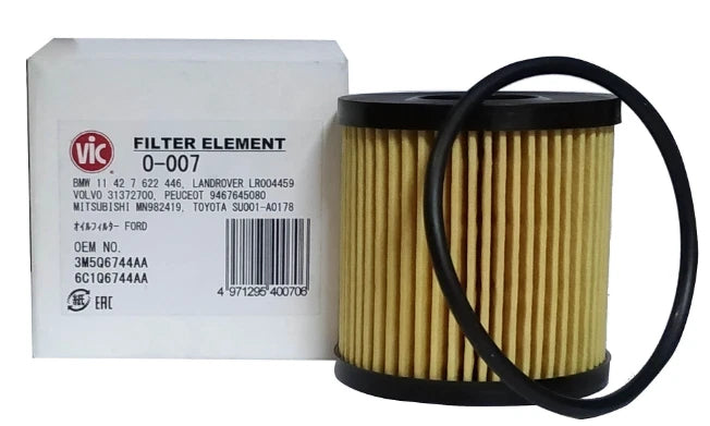 VIC O007 Oil Filter – Suits Hyundai Accent, Elantra, Genesis, i30 & Rondo | Made in Japan