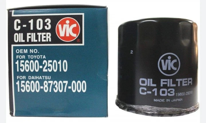 VIC C103 Oil Filter – Lexus IS200, IS300, Navara Diesel & More | Ryco Z89A Compatible