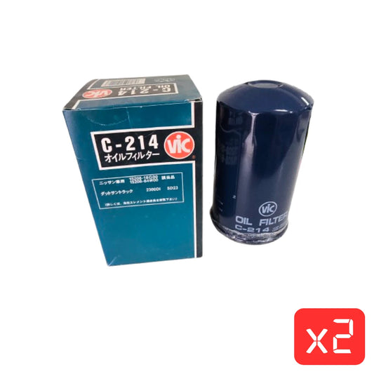 VIC C214 Oil Filter Twin Pack | Ryco Z416 Compatible – Nissan Patrol Diesel (1998–2007)