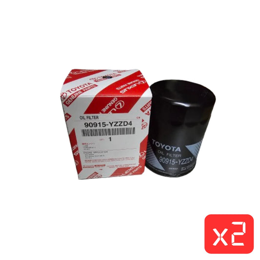 Genuine Toyota 90915YZZD4 Oil Filter – Hilux, Prado, LandCruiser & Camry (Pack of 2)