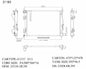 KWM KRA80183B Radiator Auto 16mm – Hyundai Accent 2010 Onwards