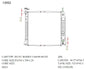 KWM KRA40053 Radiator Manual P/A 26mm 3.0L V6 – Holden Rodeo 2007–2008