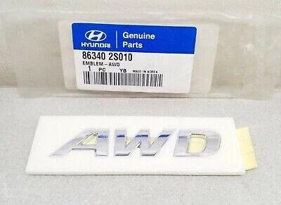 Genuine 863402S010 AWD Liftgate Badge – Hyundai iX35 2010–2013