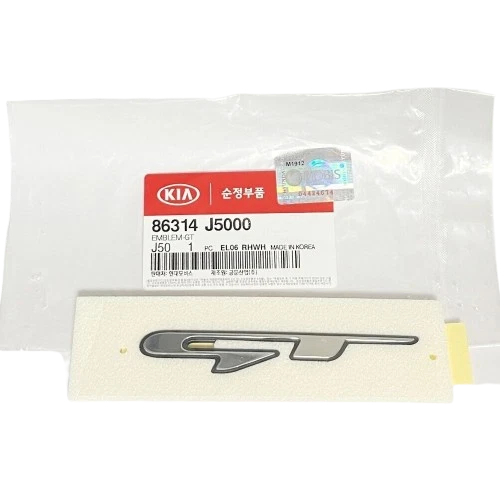 Genuine 86314J5000 GT Emblem – Kia Stinger 2017 Onwards